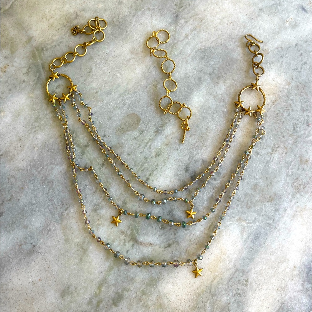 VSA celestial multicolor beaded necklace